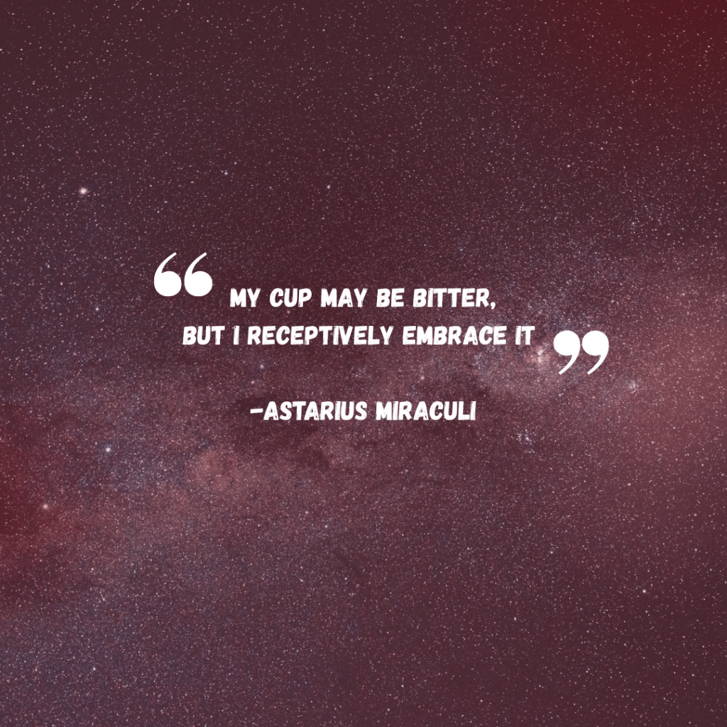 A quote about acceptance on a spiritual background