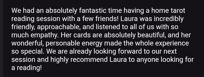 A review from a client